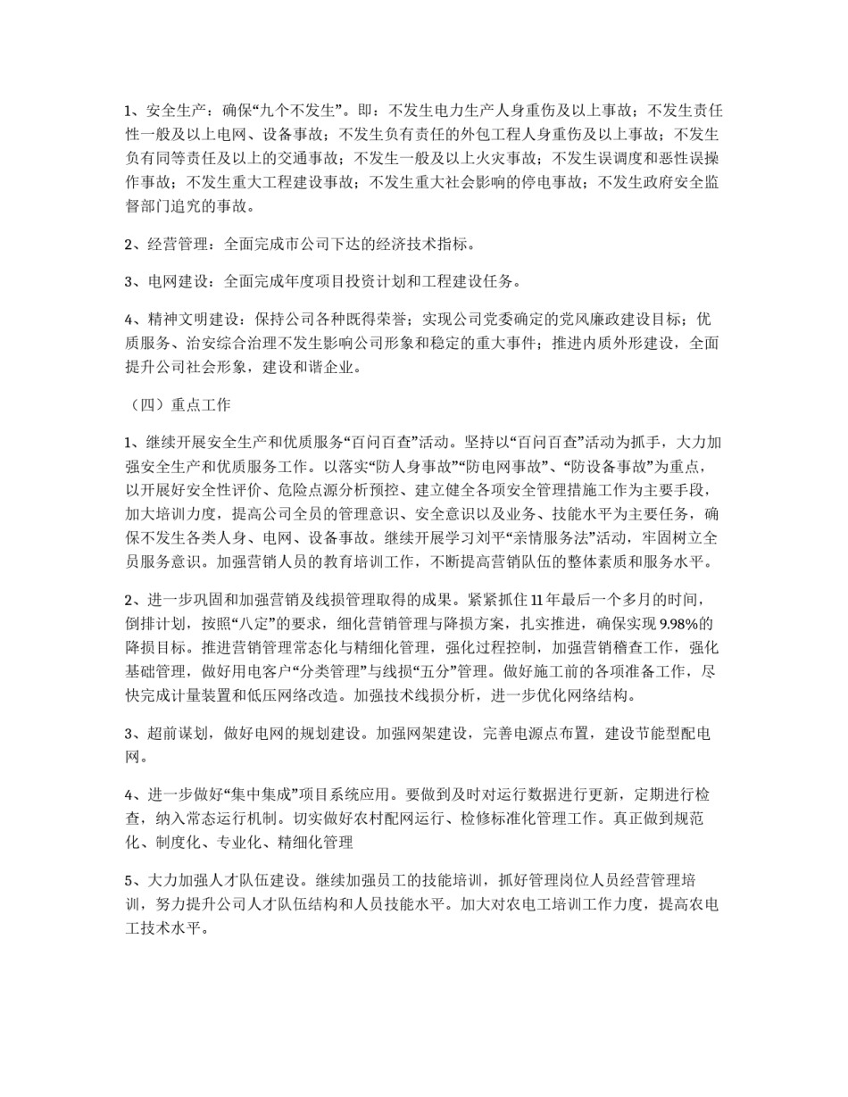 电力集团供电公司年度工作重点_第2页