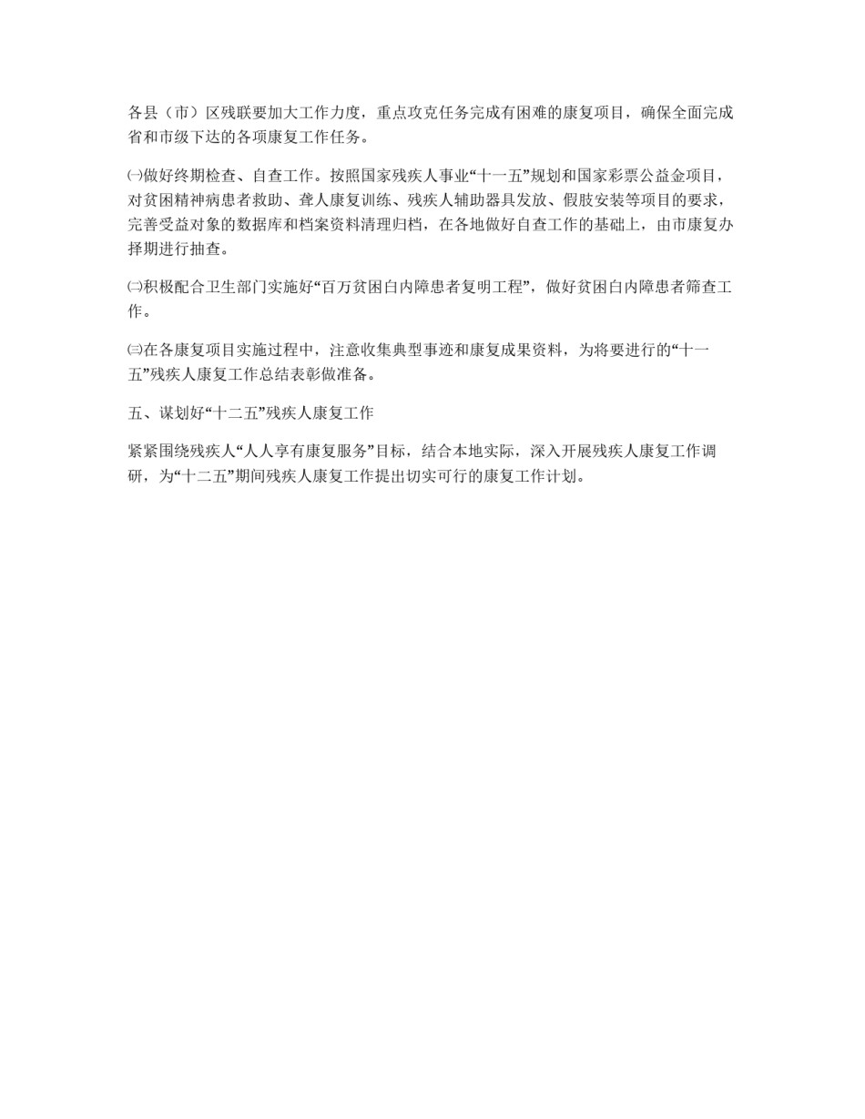 残疾人康复工作安排_第2页