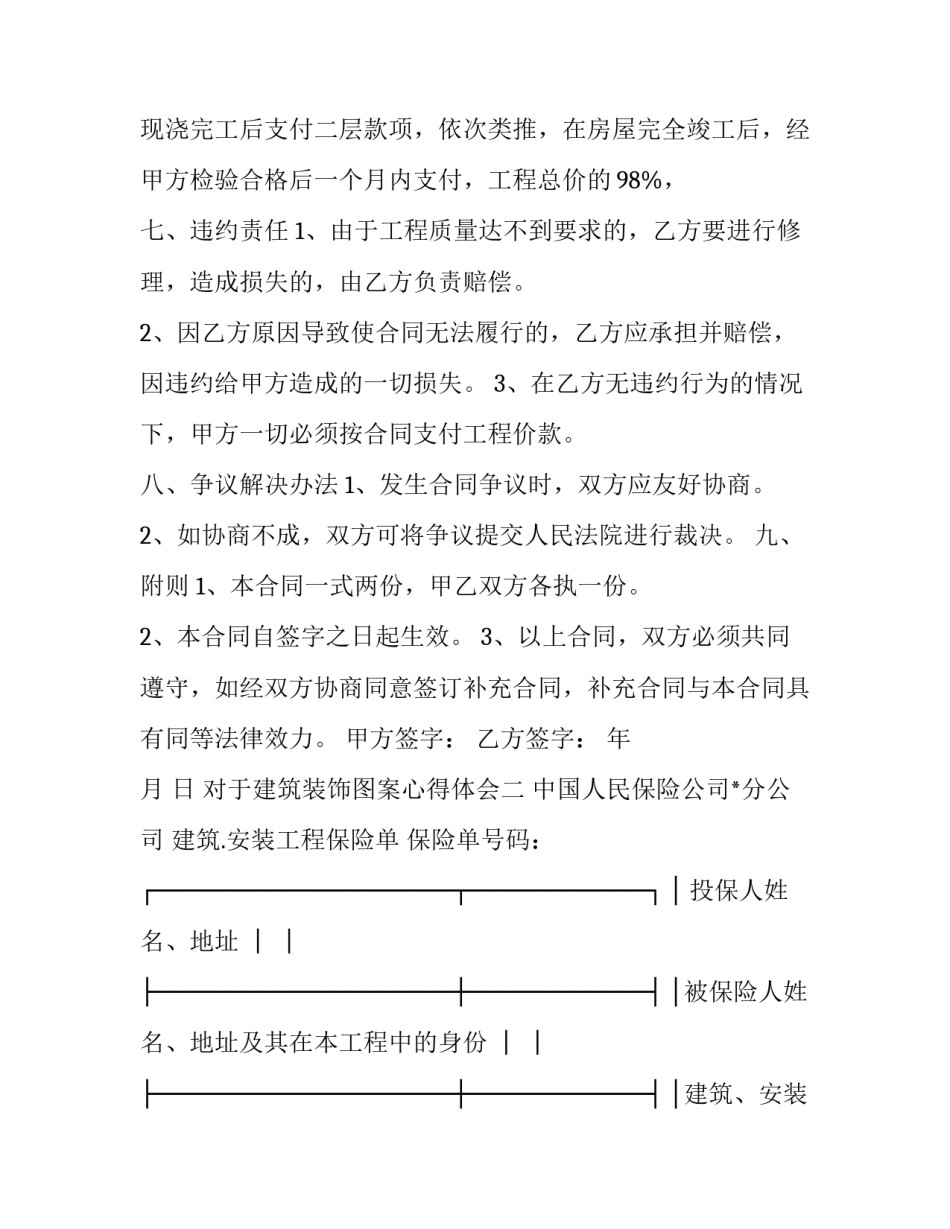 建筑装饰图案心得体会 建筑装饰简史心得体会(二篇)_第3页