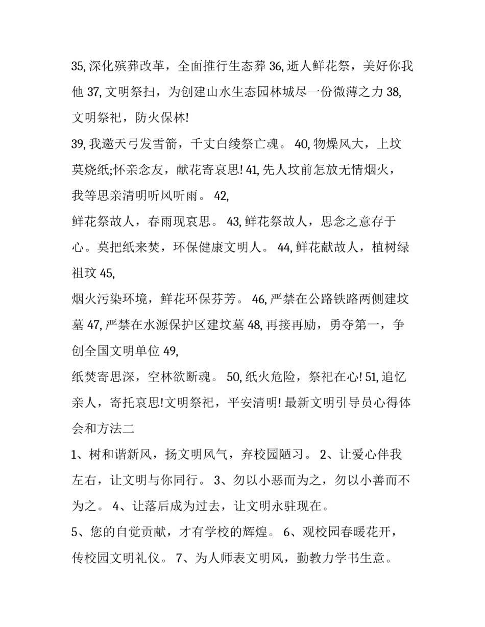 文明引导员心得体会和方法 做文明劝导员心得体会(五篇)_第3页