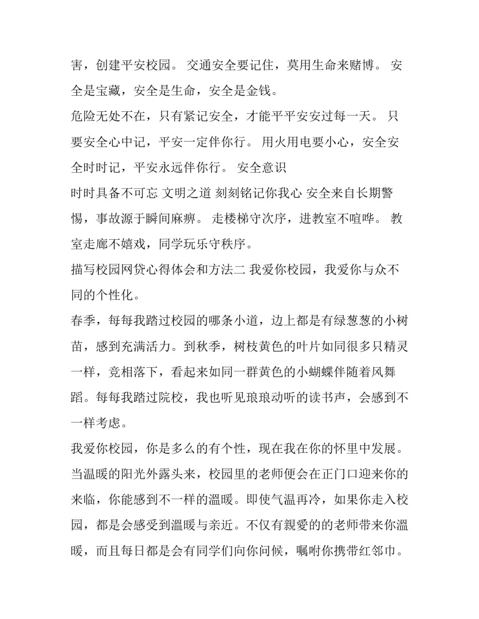 校园网贷心得体会和方法 校园网贷心得体会和方法怎么写(二篇)_第2页