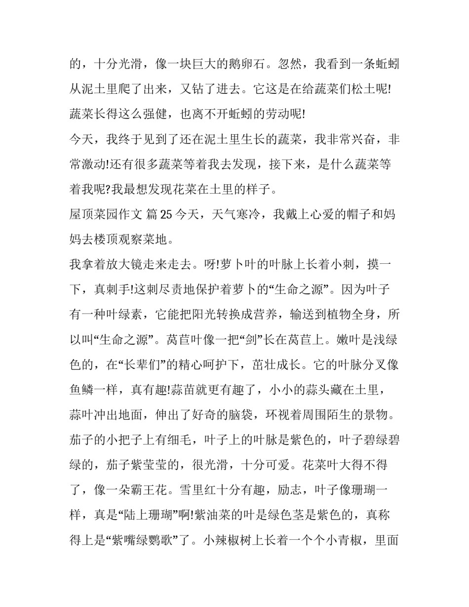 小菜园管理心得体会和感想 小菜园教学反思(六篇)_第2页