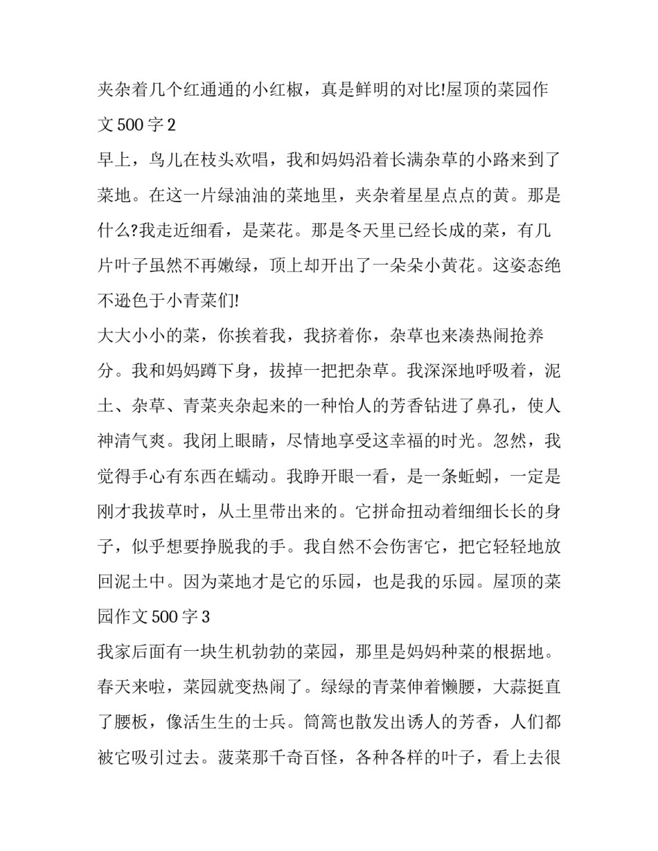 小菜园管理心得体会和感想 小菜园教学反思(六篇)_第3页