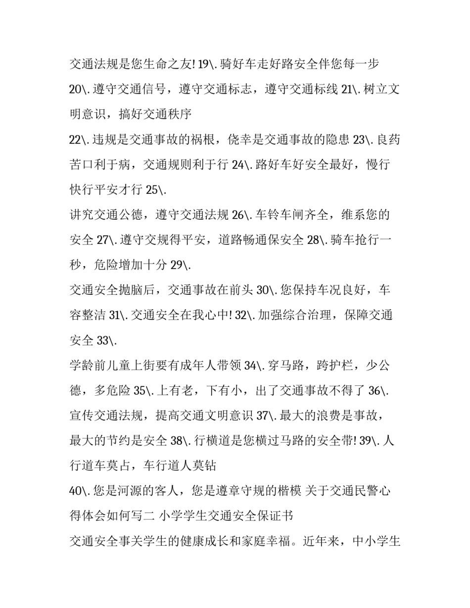 交通民警心得体会如何写 交通警察心得(2篇)_第2页