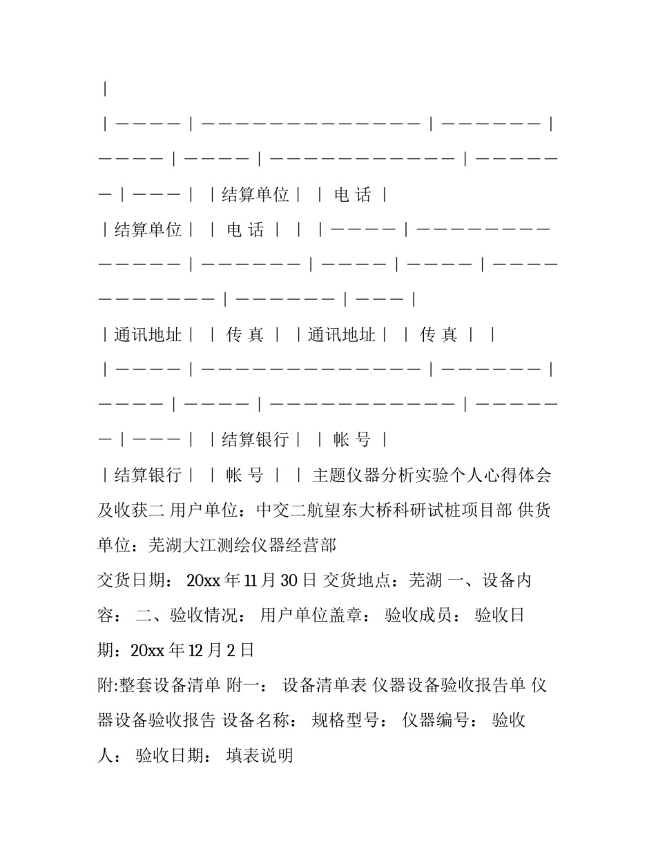 仪器分析实验个人心得体会及收获 仪器分析实验感想(九篇)_第2页