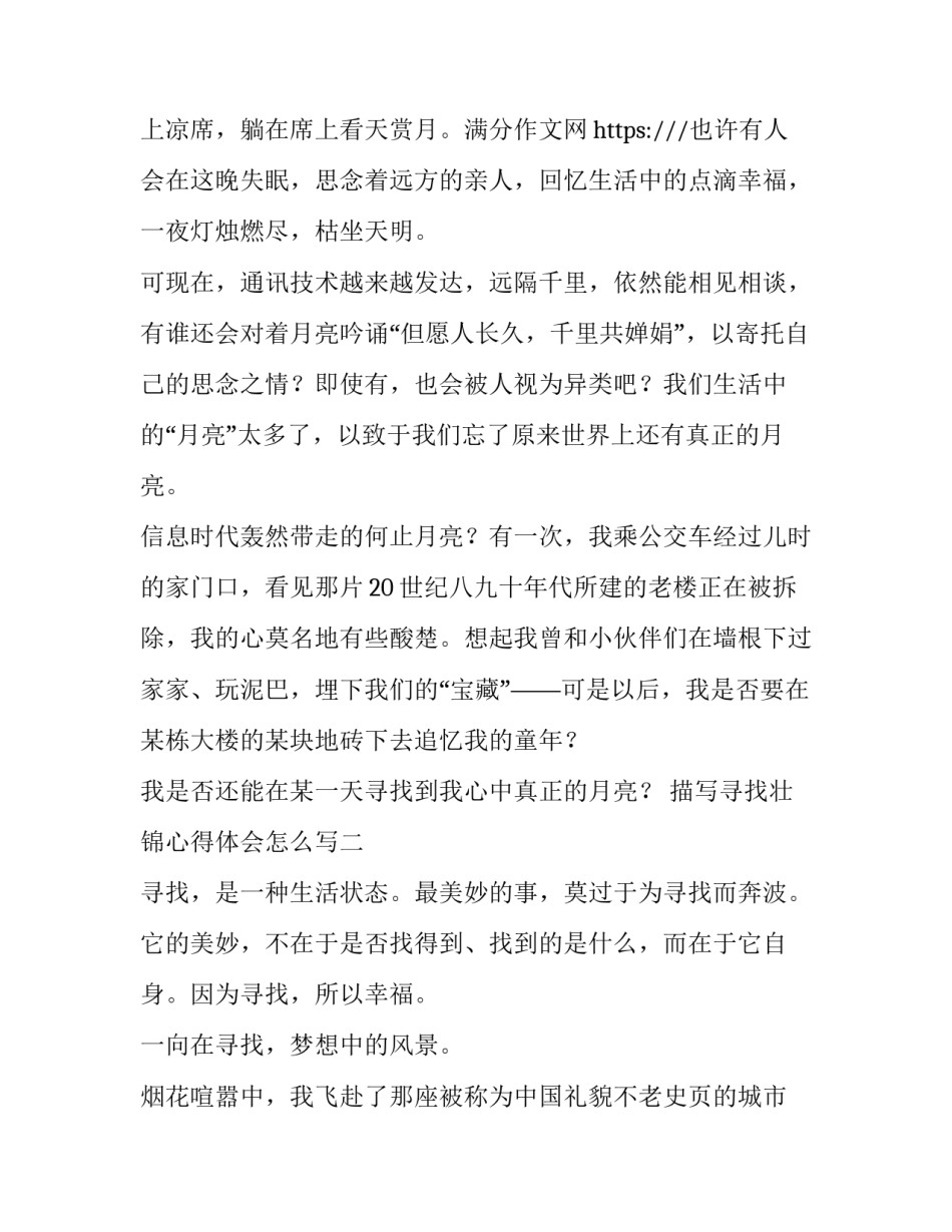 寻找壮锦心得体会怎么写 一幅壮锦笔记(8篇)_第2页