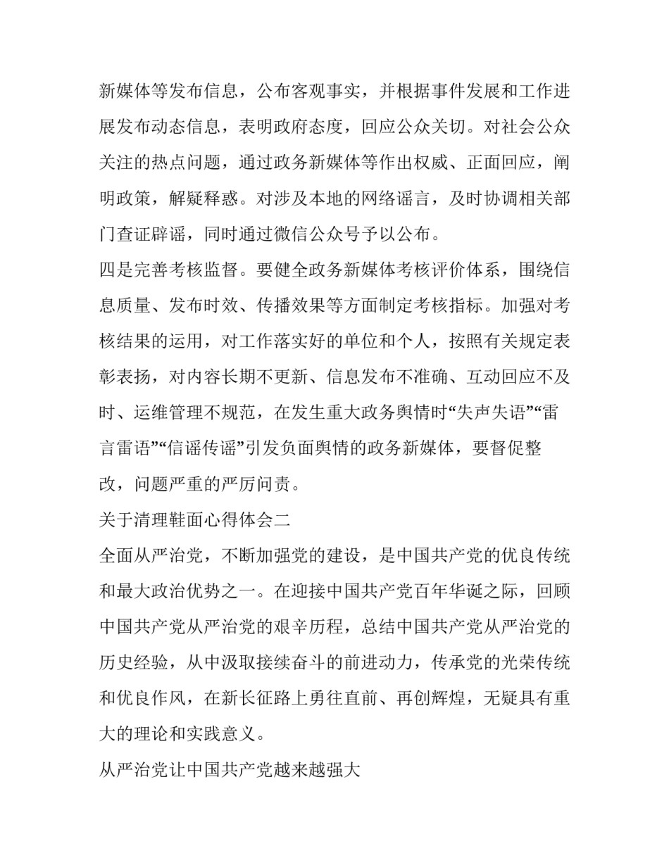 清理鞋面心得体会 鞋子表面清洗(2篇)_第3页