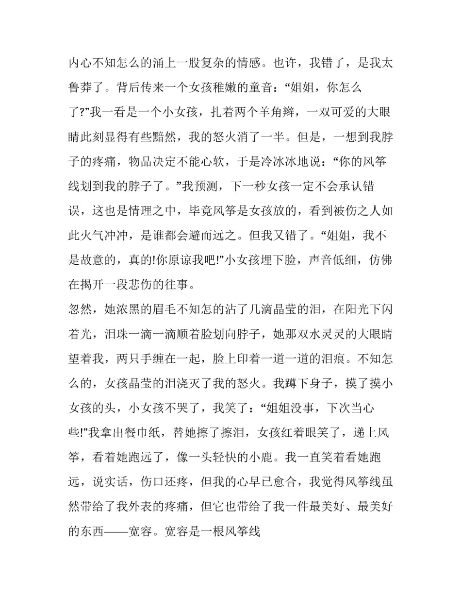 做风筝心得体会及收获 风筝制作后的心得与体会(2篇)_第2页