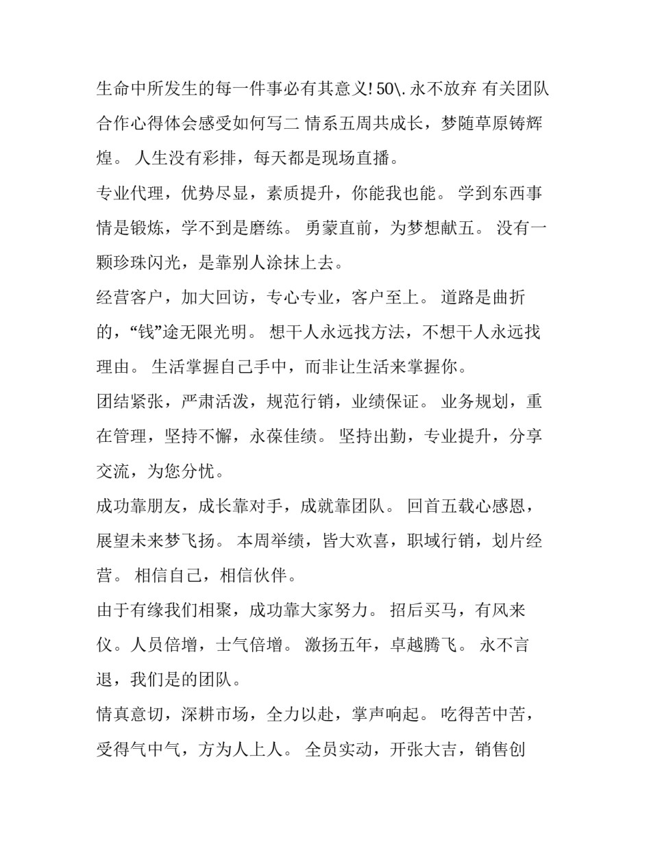 团队合作心得体会感受如何写 团队合作心得体会感悟(四篇)_第3页