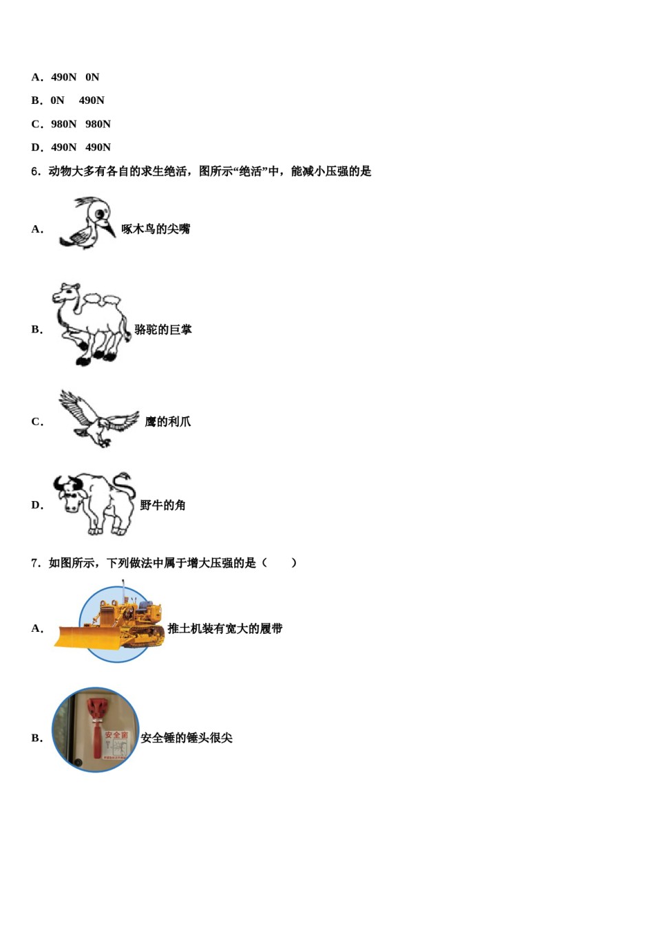 2023-2024学年北京市北京理工大附中物理八下期末统考模拟试题含解析.doc_第2页