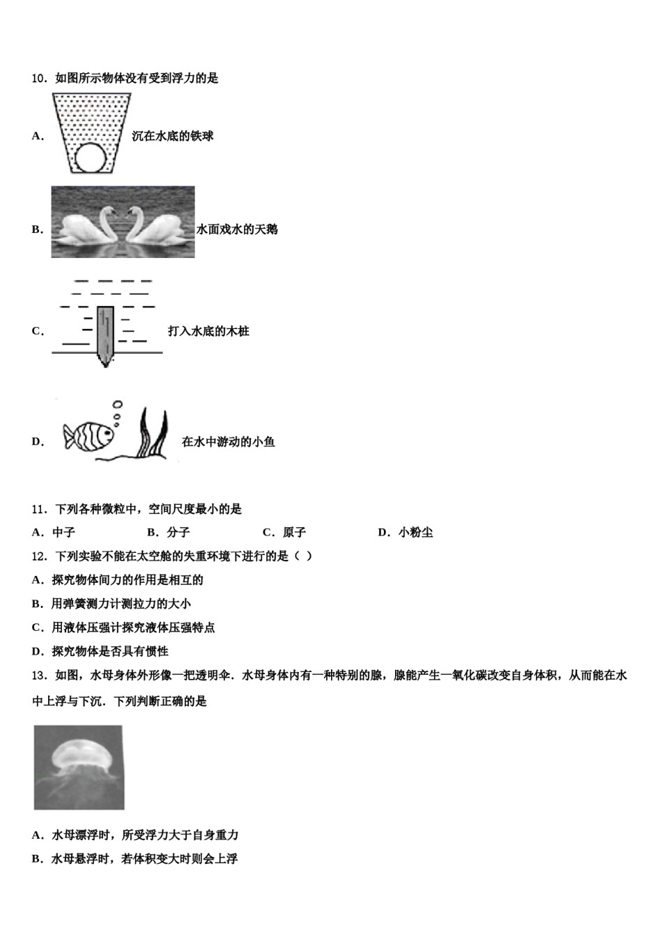 2023-2024学年山东省莱芜市八年级物理第二学期期末考试试题含解析.doc_第2页