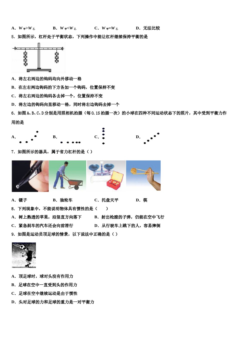 2023-2024学年河北省承德市丰宁县八年级物理第二学期期末监测模拟试题含解析.doc_第2页