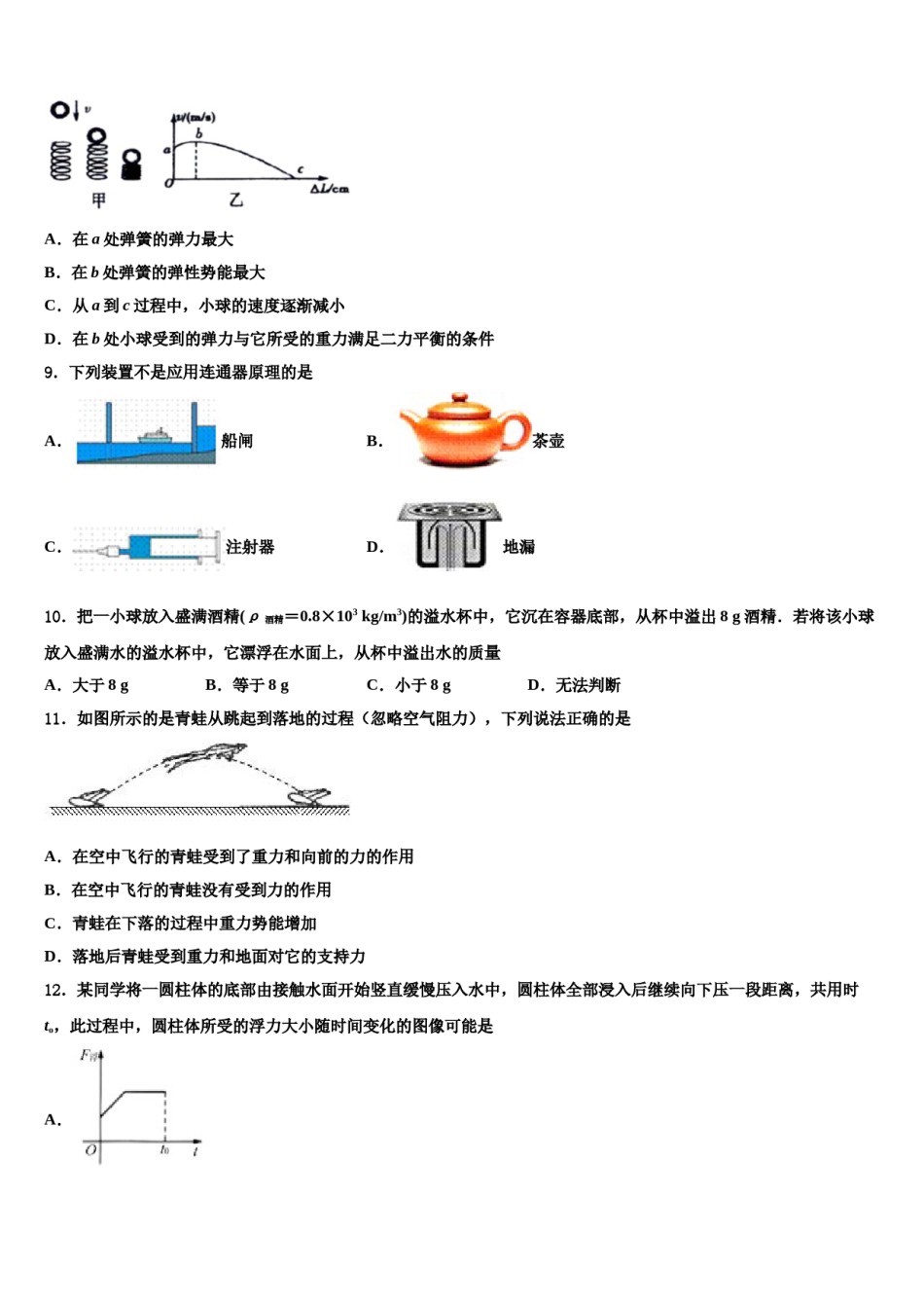 2023-2024学年河南省安阳市内黄县八年级物理第二学期期末联考试题含解析.doc_第3页