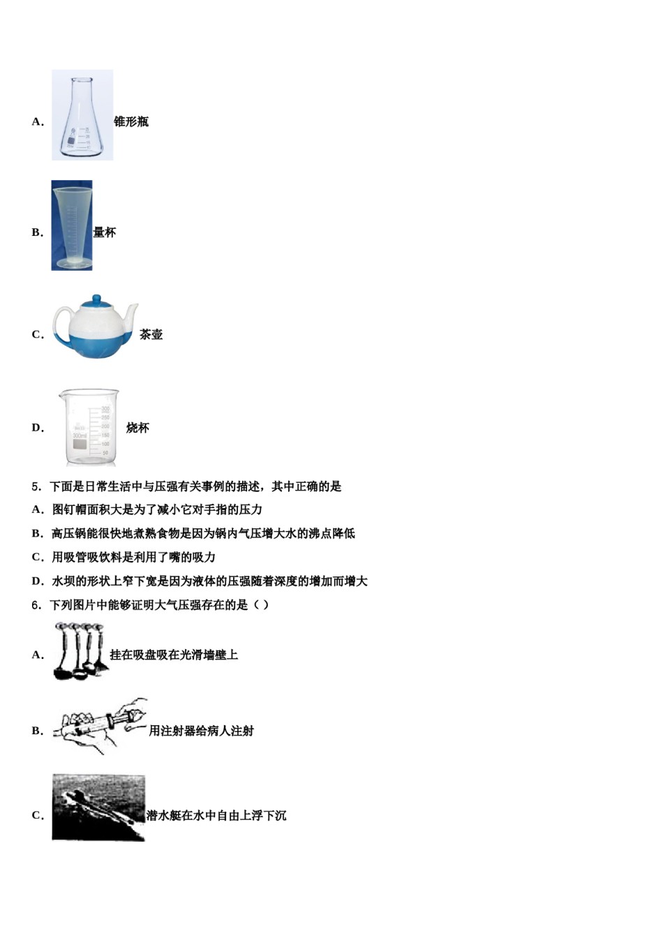 2024届北京三帆中学八年级物理第二学期期末统考模拟试题含解析.doc_第2页