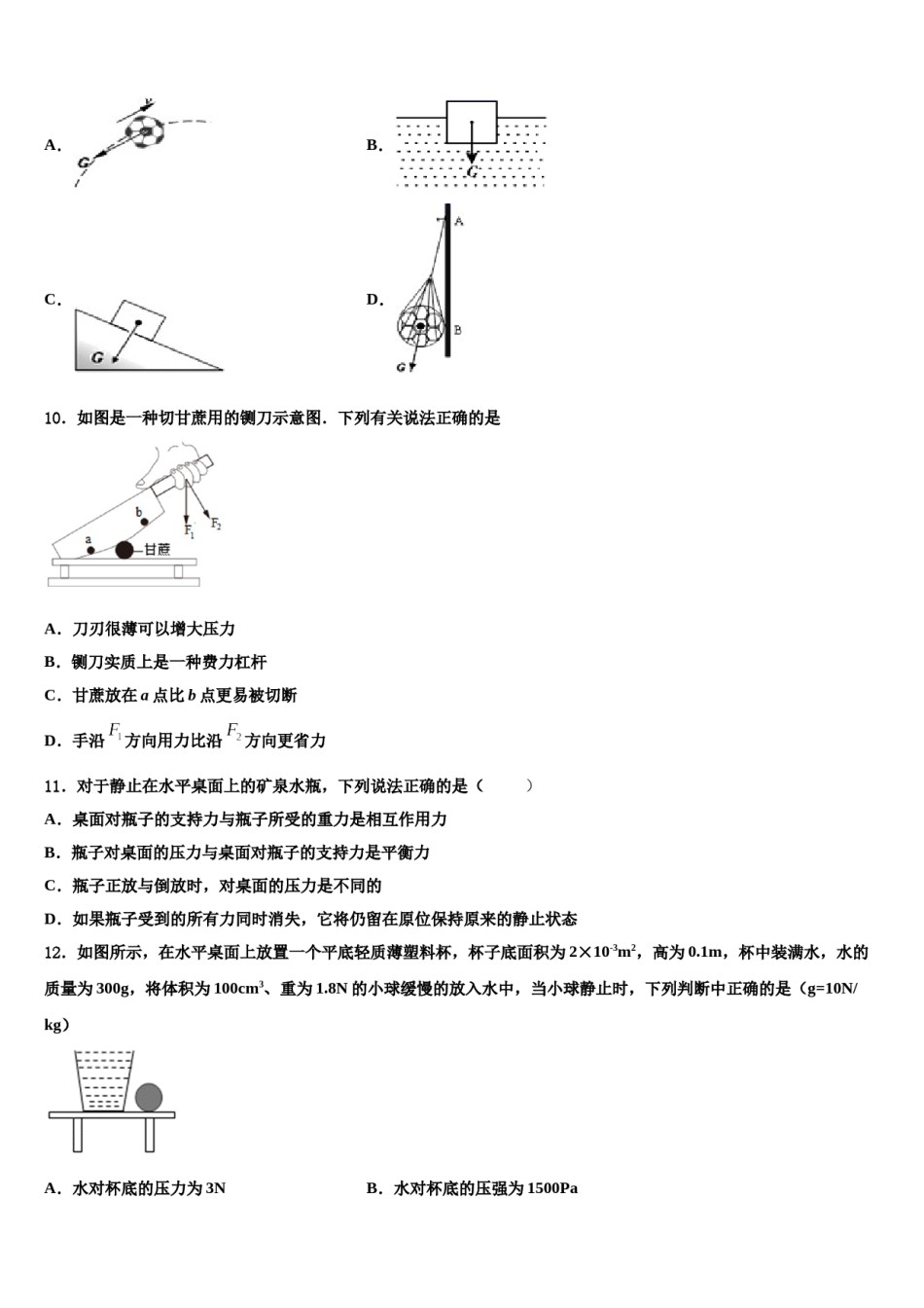 2024届廊坊三中八年级物理第二学期期末达标检测模拟试题含解析.doc_第3页