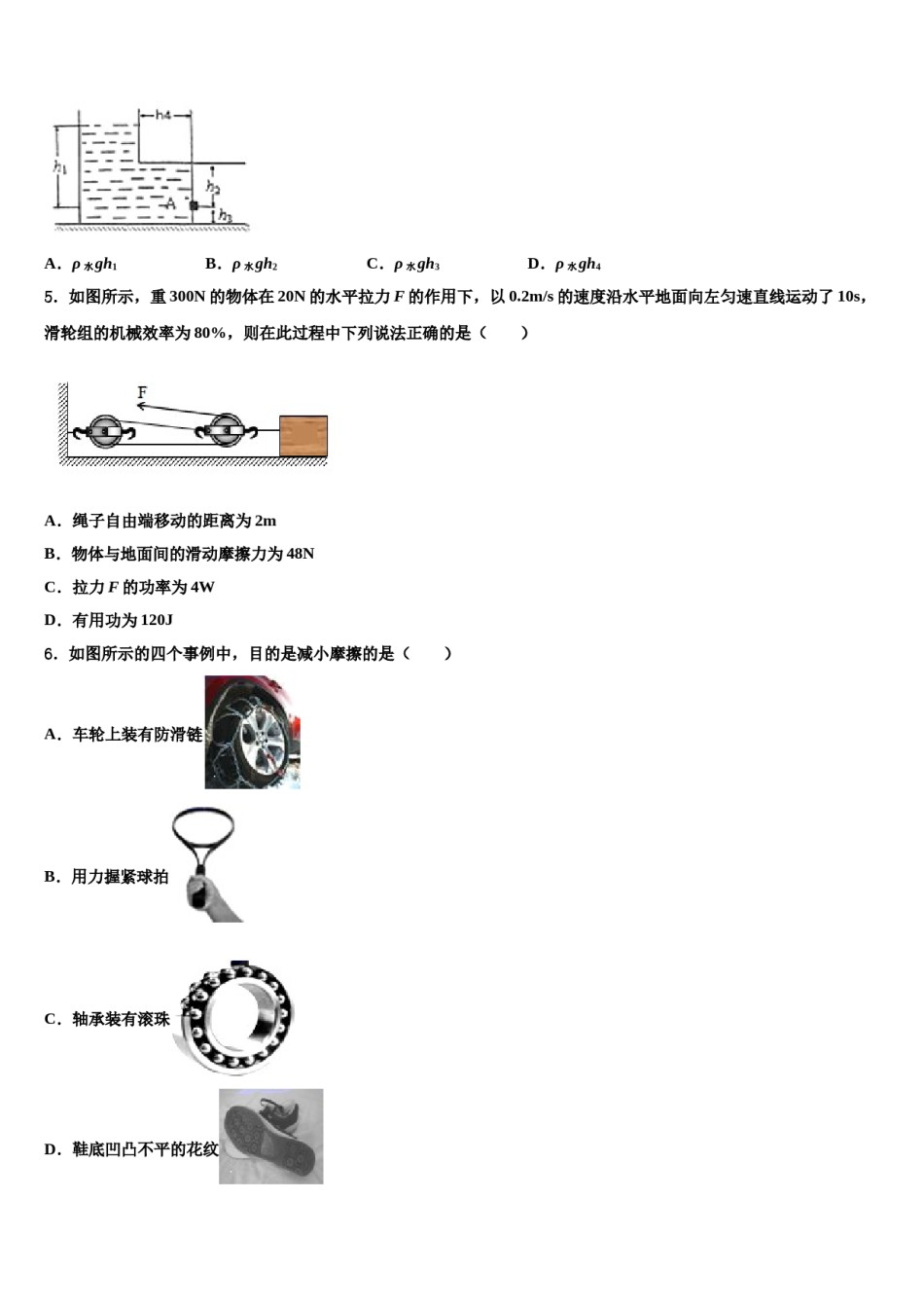2024届河南省洛阳市八年级物理第二学期期末达标检测试题含解析.doc_第2页