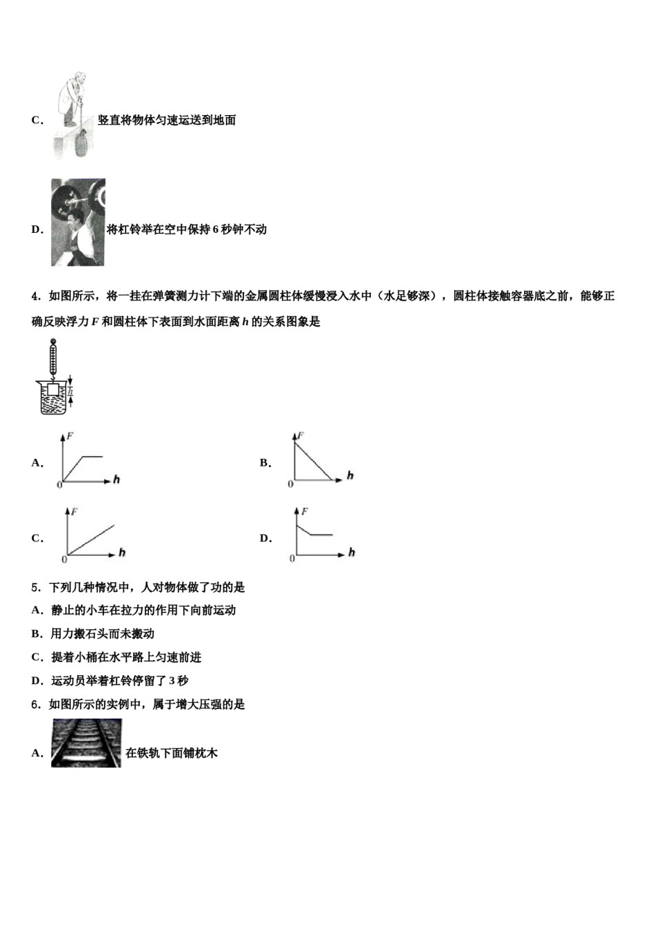 2024届河南省舞钢市八年级物理第二学期期末复习检测模拟试题含解析.doc_第2页