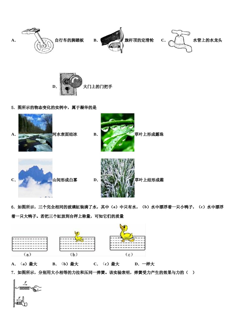2024届连云港市重点中学物理八下期末经典试题含解析.doc_第2页