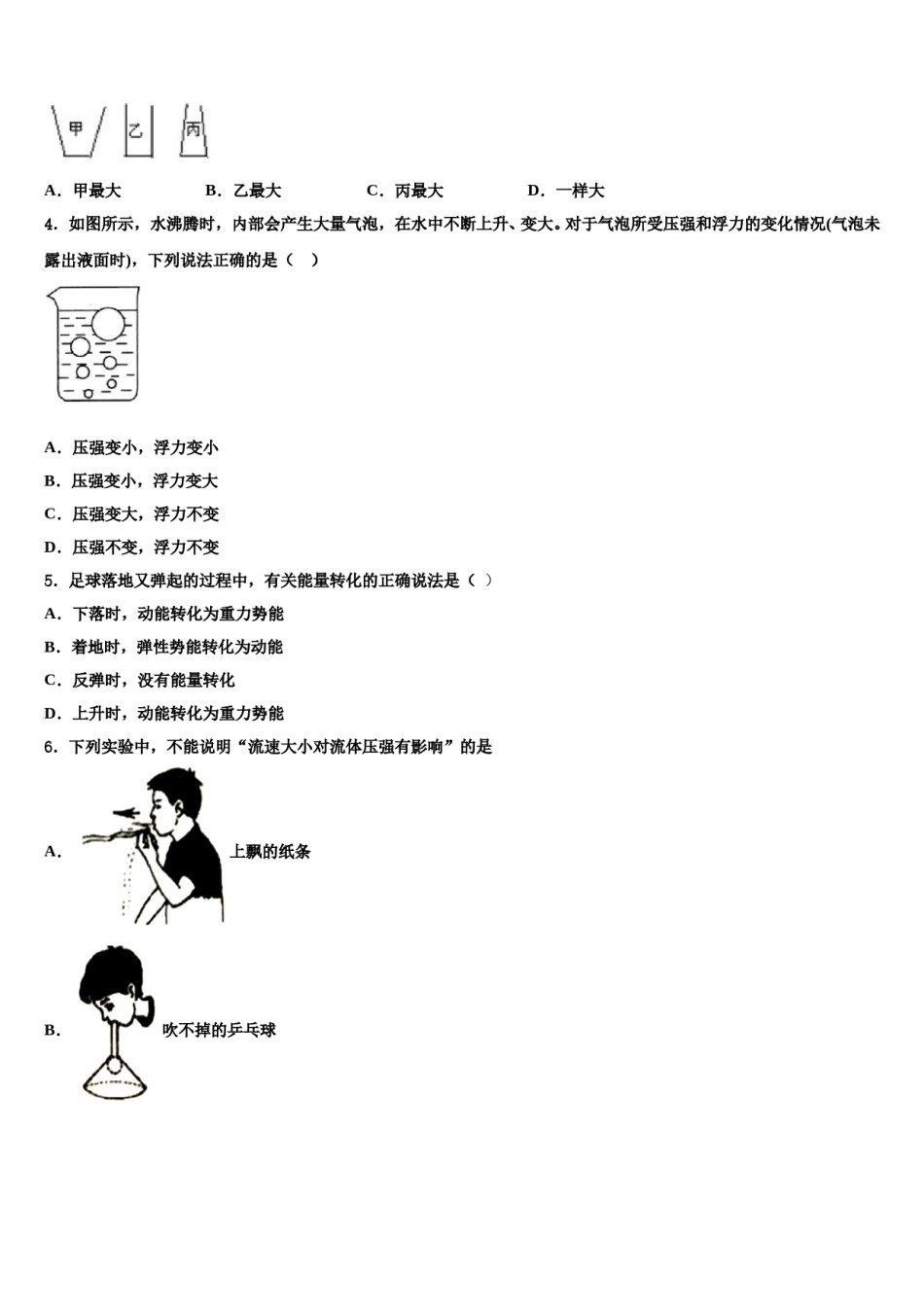 北京市西城区2024年八年级物理第二学期期末达标检测模拟试题含解析.doc_第2页