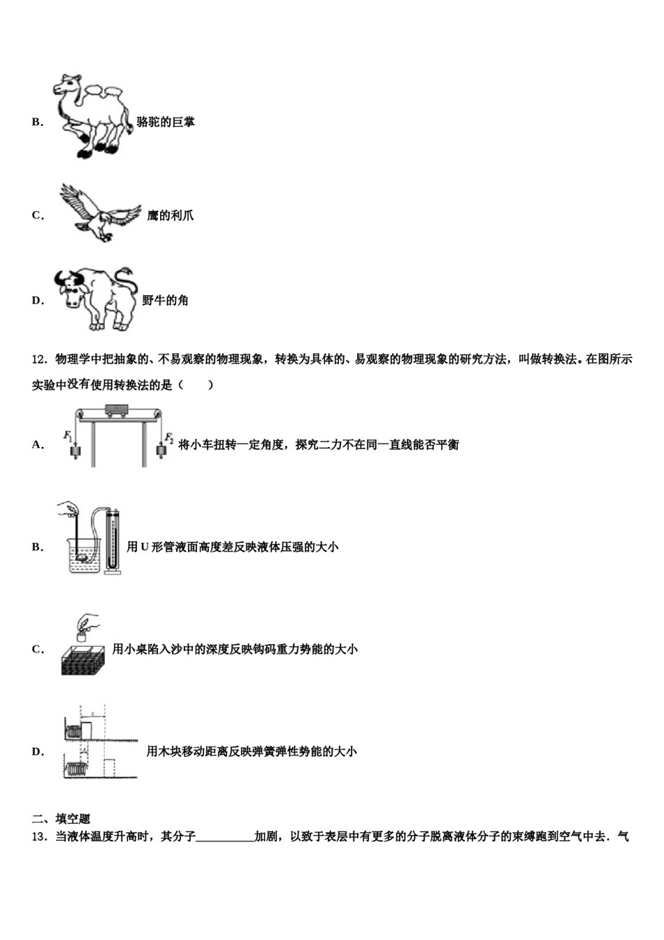 四川省成都市温江区2023-2024学年八下物理期末达标检测模拟试题含解析.doc_第3页