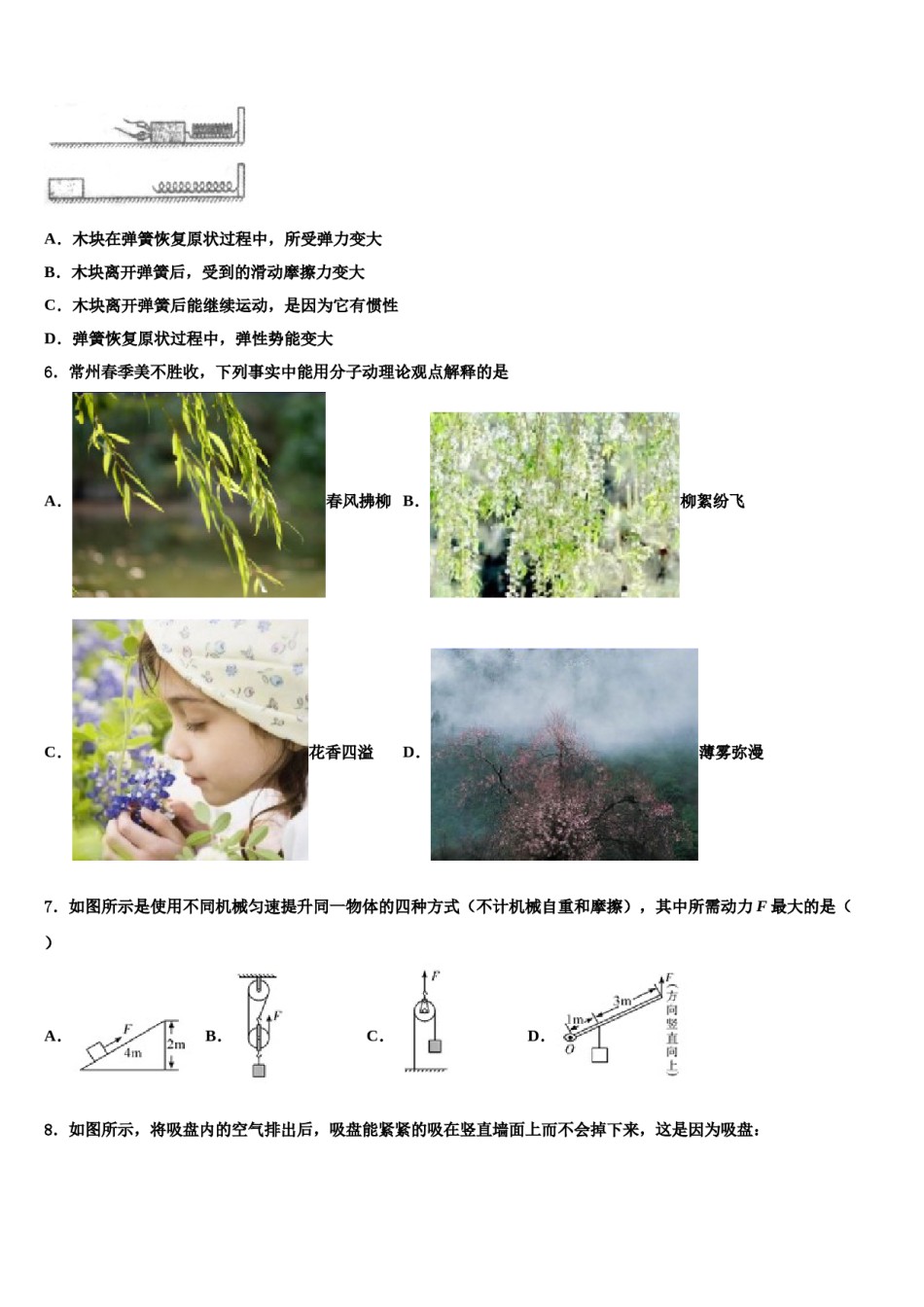 山东省德州市临邑县2023-2024学年八年级物理第二学期期末达标检测模拟试题含解析.doc_第2页