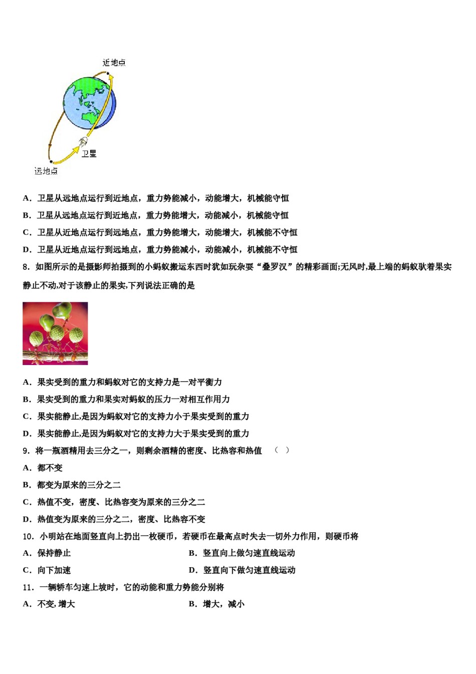 山东省枣庄市峄城区第二十八中学2023-2024学年八年级物理第二学期期末教学质量检测模拟试题含解析.doc_第3页