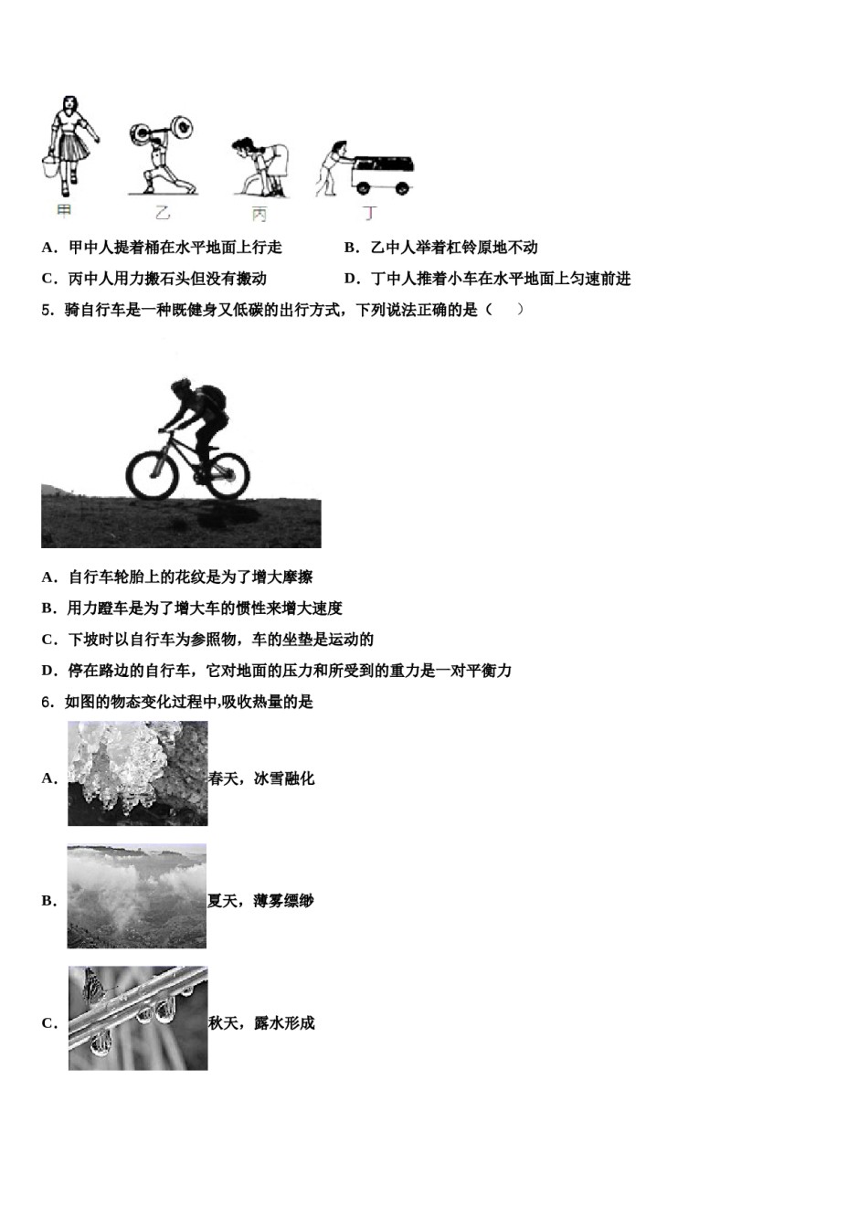 平顶山市重点中学2024年八年级物理第二学期期末综合测试模拟试题含解析.doc_第2页