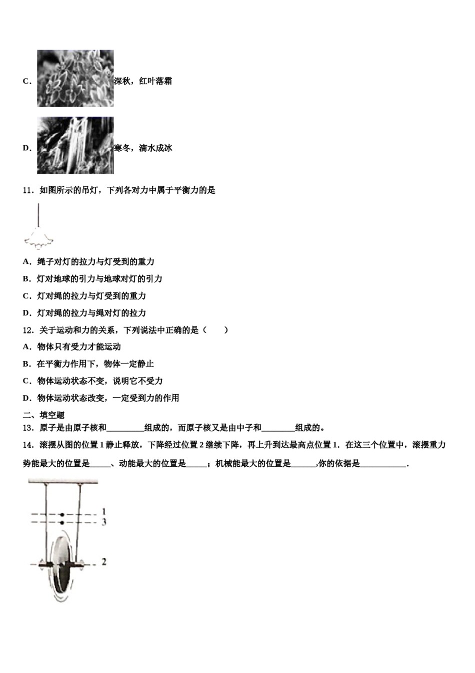 广东省广州市天河区暨南大附中2024届八下物理期末监测模拟试题含解析.doc_第3页