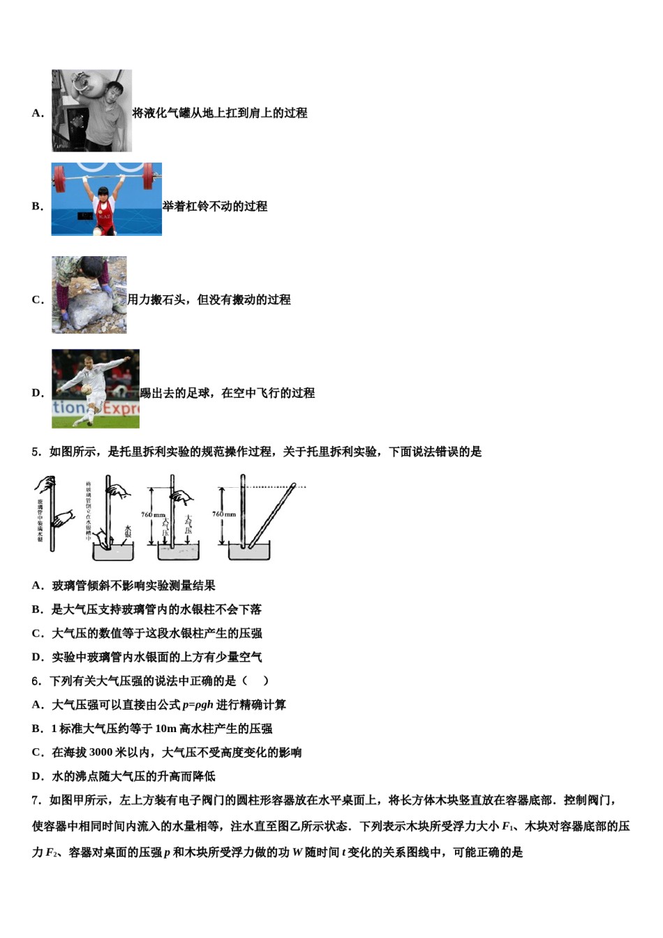 广东省揭阳榕城真理中学2024届物理八下期末达标检测试题含解析.doc_第2页