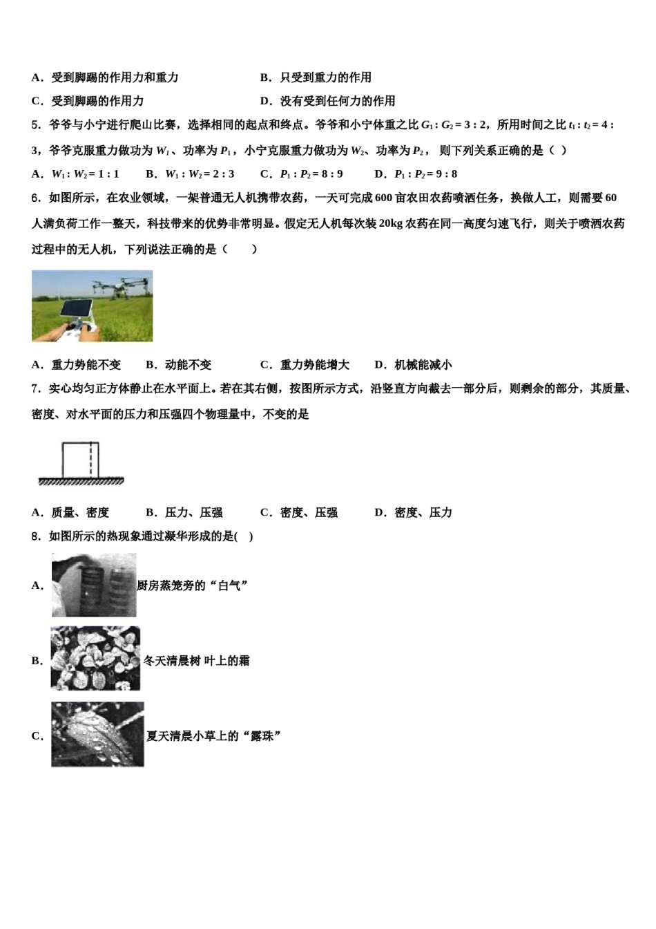 河南省固始县2024届八年级物理第二学期期末监测试题含解析.doc_第2页