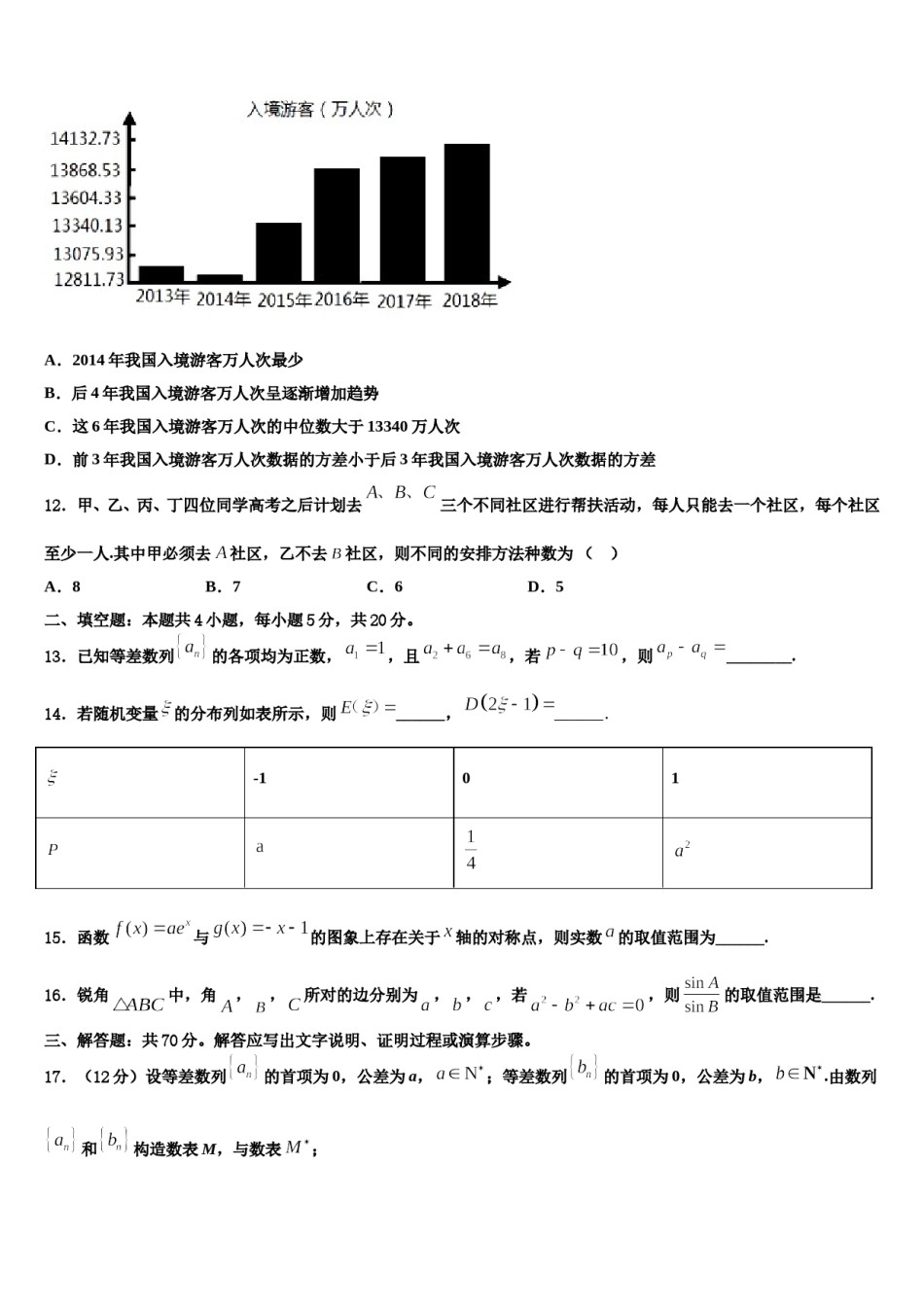 2023-2024学年贵州省遵义市航天高中高三下学期一模考试数学试题含解析.doc_第3页