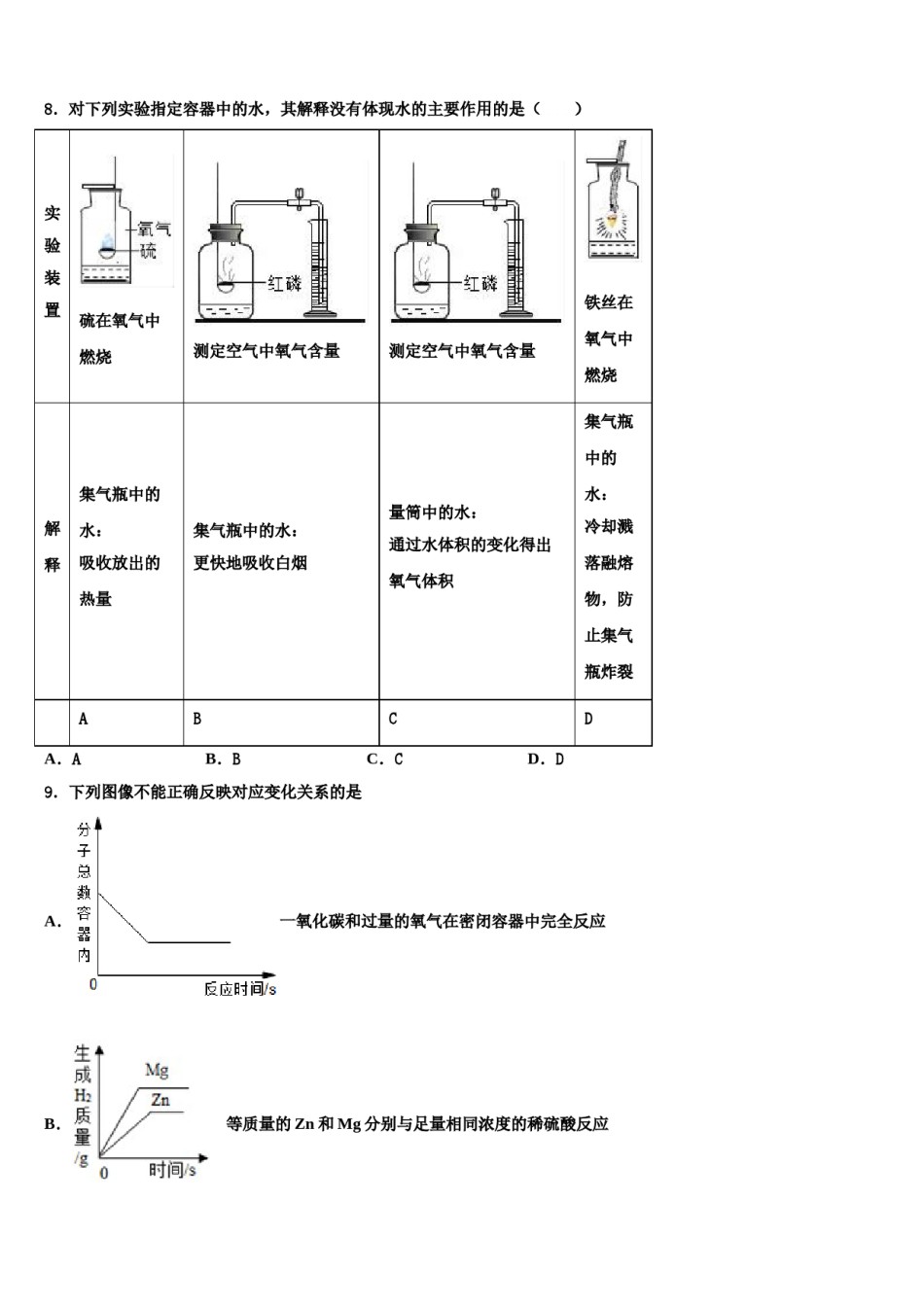 2023-2024学年【苏科版】江苏省宜兴新街市级名校中考化学押题卷含解析.doc_第3页