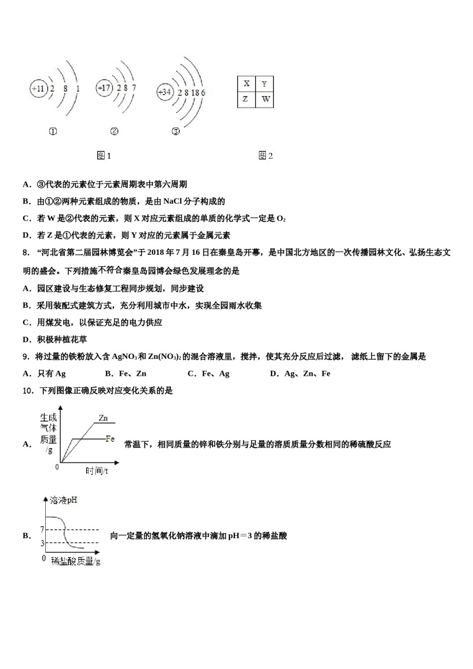 2023-2024学年内蒙古包头市昆都仑区中考试题猜想化学试卷含解析.doc_第2页