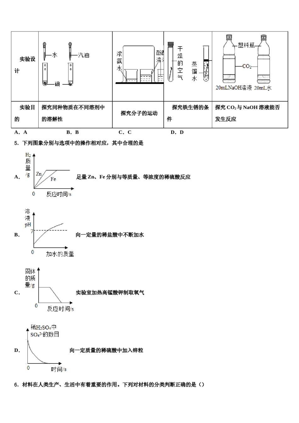 2023-2024学年北京市教育院附中重点达标名校中考化学模拟预测题含解析.doc_第2页