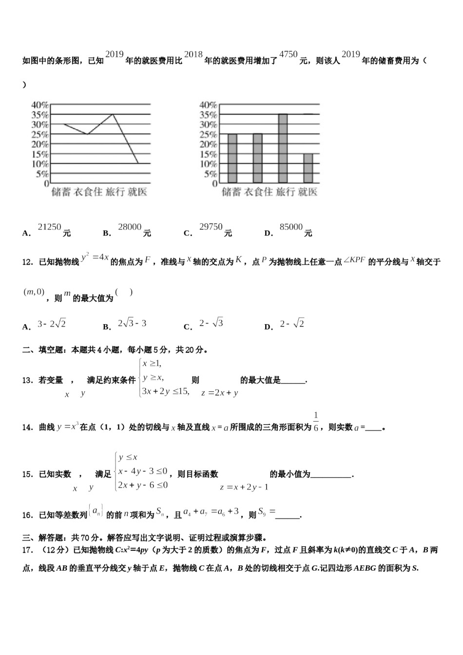 2024届江苏省赣榆县赣榆智贤中学高考冲刺数学模拟试题含解析.doc_第3页