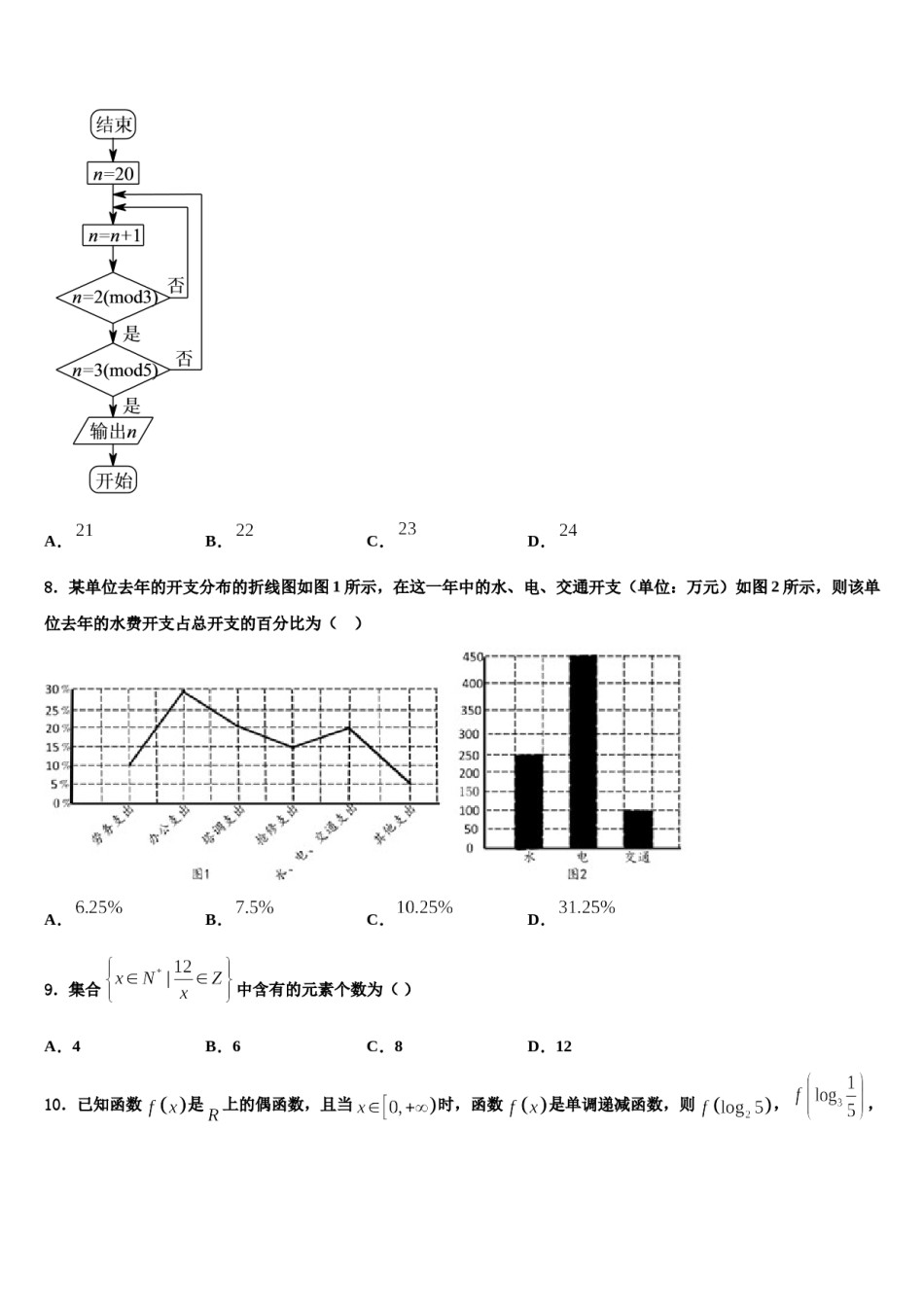 江苏省连云港市赣榆区海头高中2023-2024学年高考数学押题试卷含解析.doc_第3页
