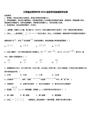 江西省白鹭洲中学2024届高考压轴卷数学试卷含解析.doc