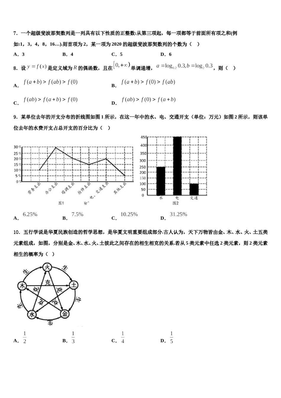 浙江温州十五校联盟2023-2024学年高考仿真模拟数学试卷含解析.doc_第2页