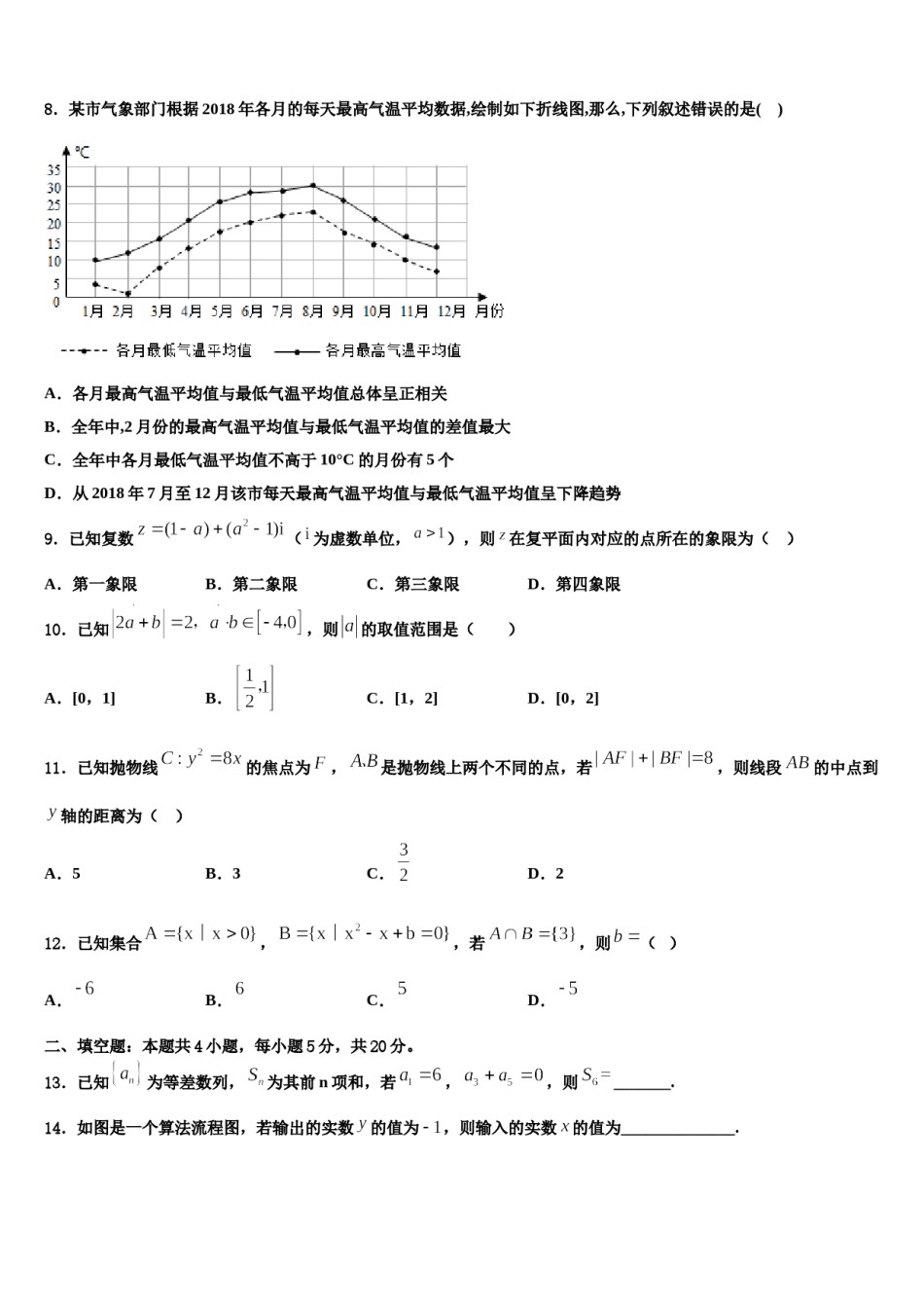 湖北省荆州中学2024届高考数学全真模拟密押卷含解析.doc_第2页