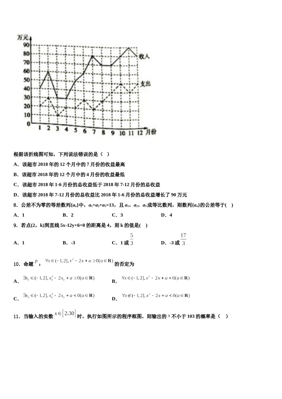 重庆市九校联盟2024年高三下学期第五次调研考试数学试题含解析.doc_第3页