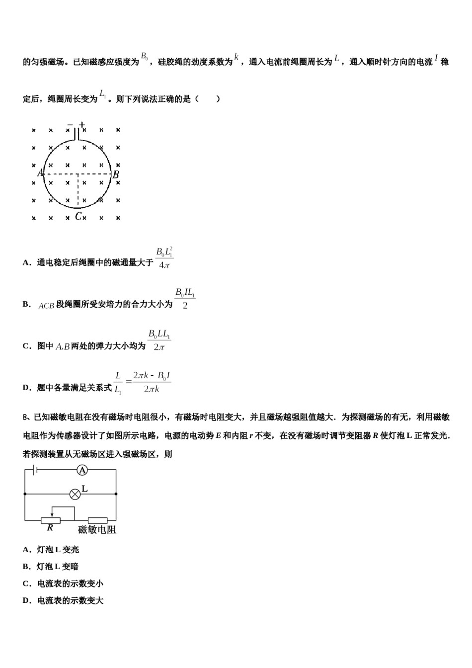 2023-2024学年北京市第156中学高三第二次模拟考试物理试卷含解析.doc_第3页