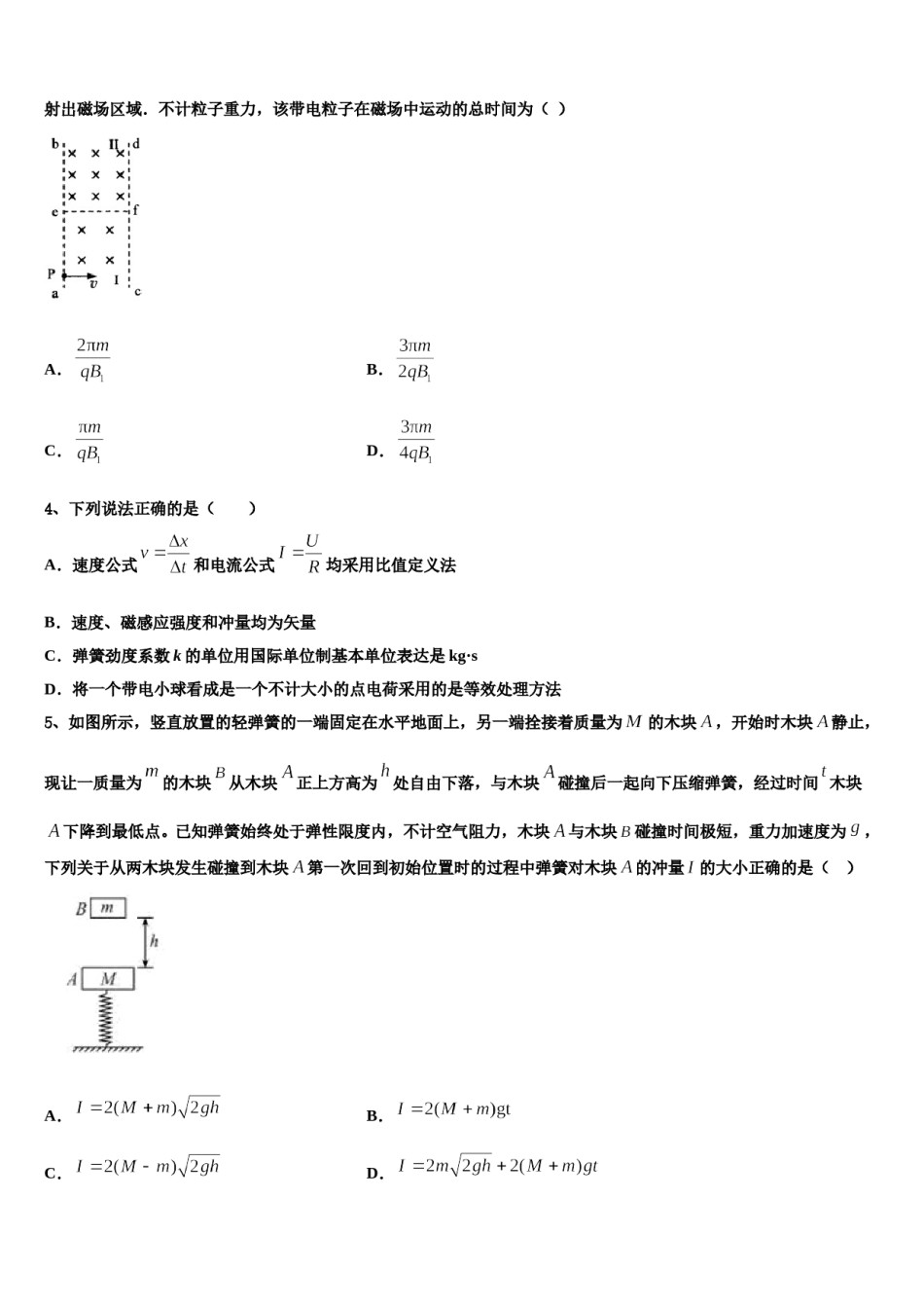 2023-2024学年北京市西城区北师大附中高考物理必刷试卷含解析.doc_第2页