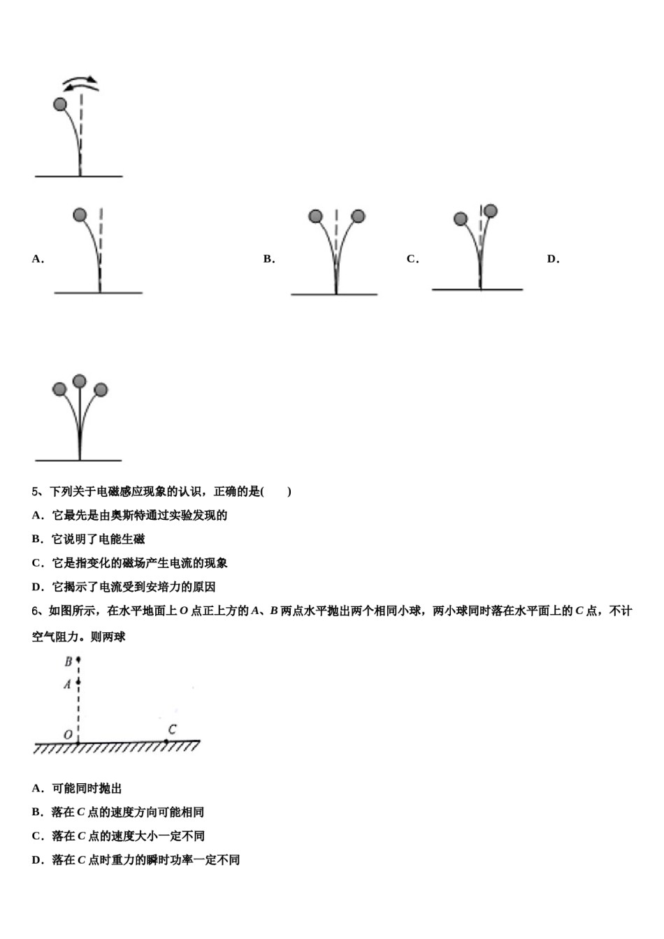 2023-2024学年陕西省商洛市丹凤县丹凤中学高三第二次诊断性检测物理试卷含解析.doc_第2页