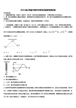 2024届江西省宁都中学高考压轴卷物理试卷含解析.doc