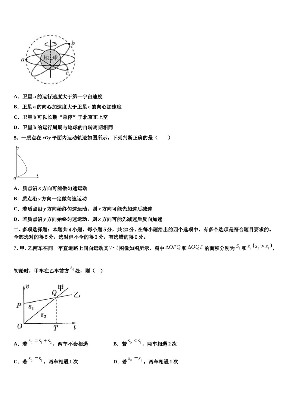 2024年天津市河西区达标名校高三冲刺模拟物理试卷含解析.doc_第3页