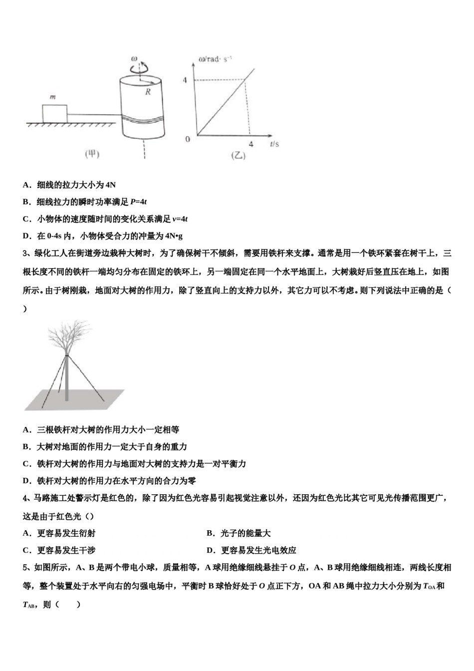 2024年山东新高考考前模拟物理试题含解析.doc_第2页