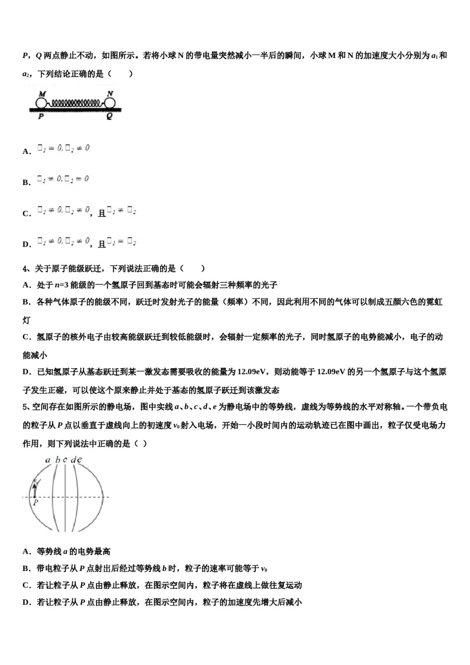 2024年山东省德州市平原中英文实验高级中学高考冲刺押题（最后一卷）物理试卷含解析.doc_第2页
