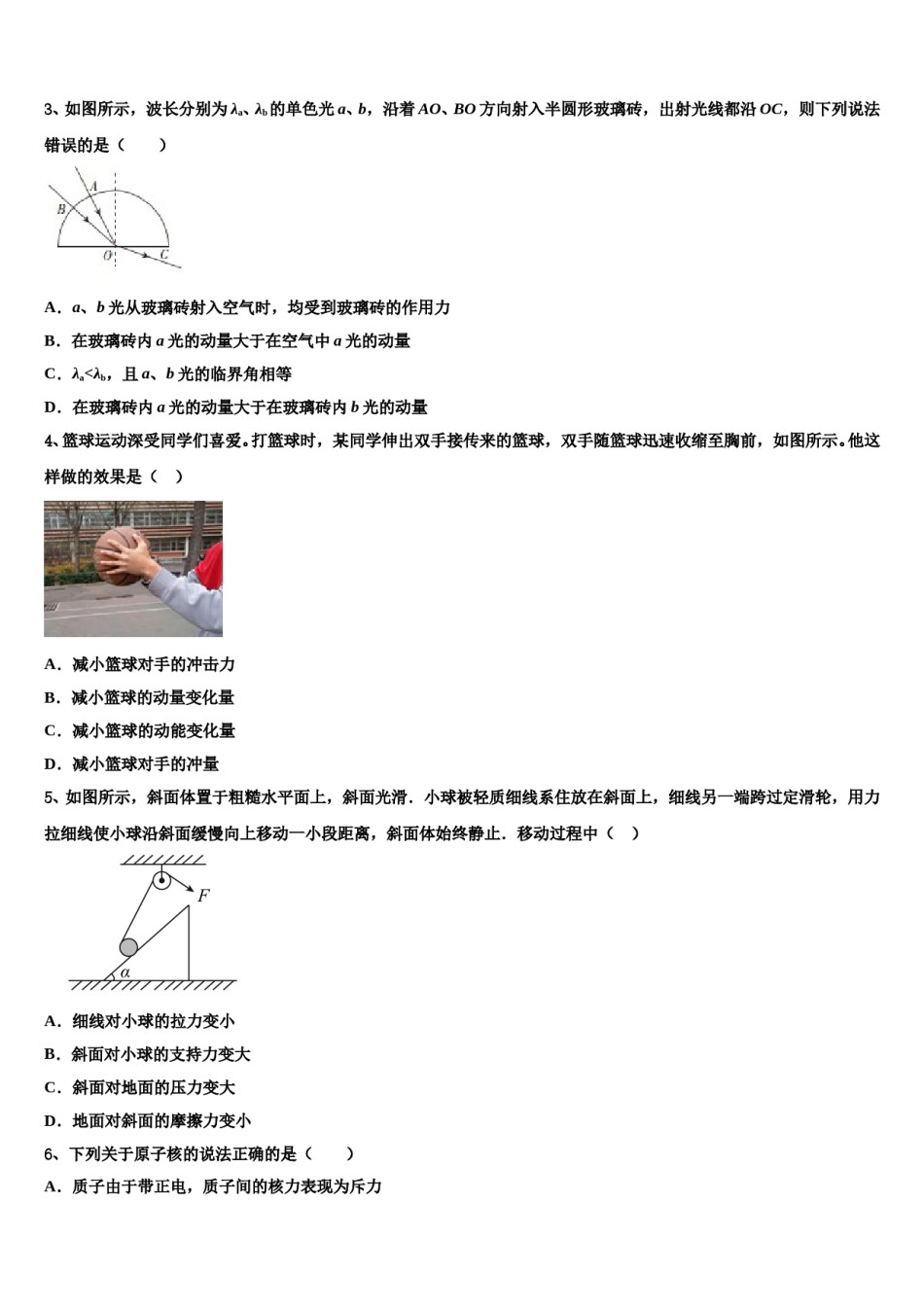 2024年江苏省南京江浦高级中学高考物理倒计时模拟卷含解析.doc_第2页