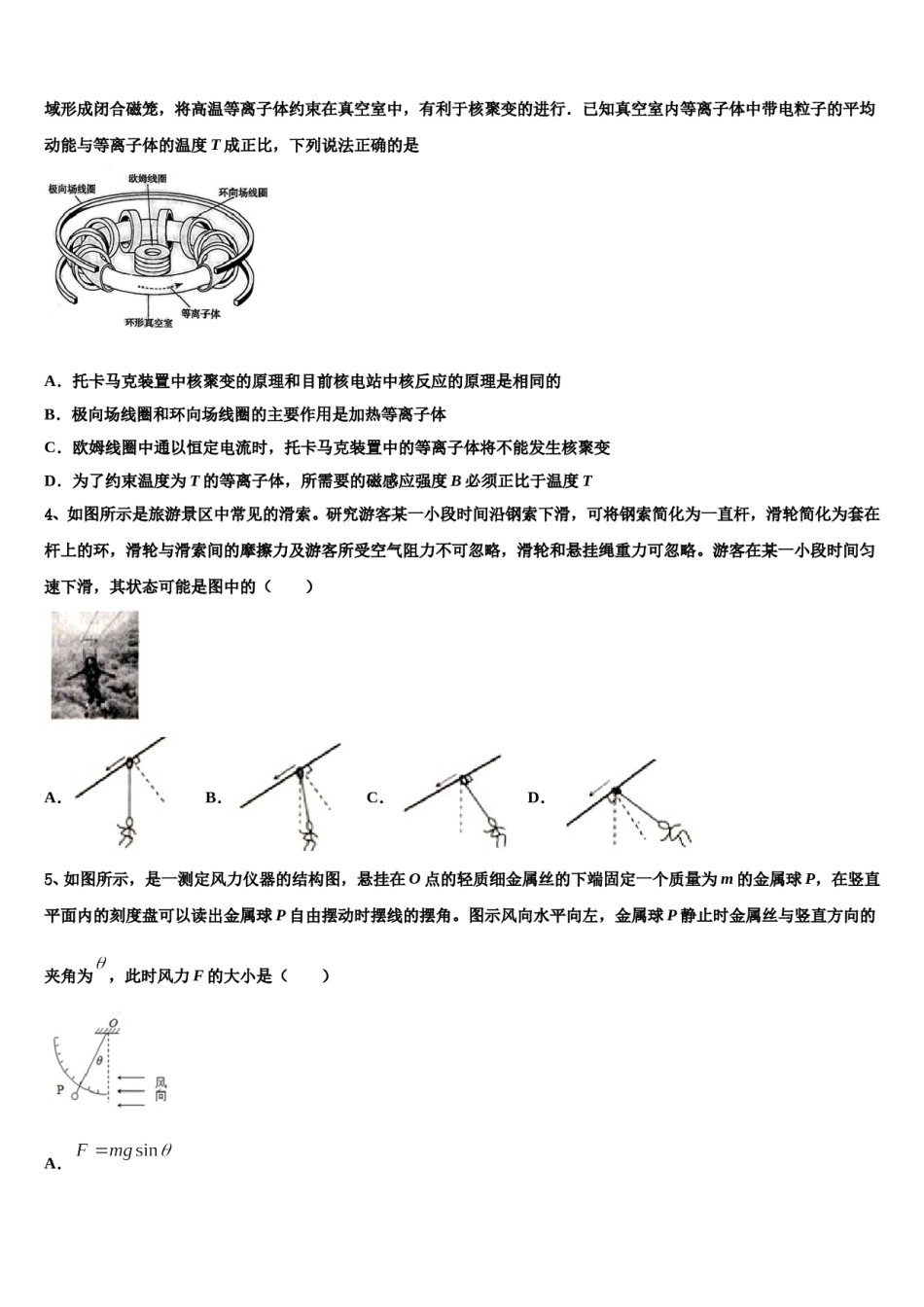 2024年湖南省邵东市第一中学高考压轴卷物理试卷含解析.doc_第2页