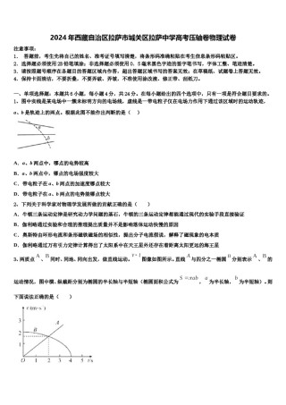2024年西藏自治区拉萨市城关区拉萨中学高考压轴卷物理试卷含解析.doc